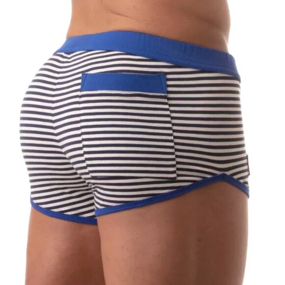 TOF Paris Sailor Sexy mini-shorts, blue, size XL, NWT - Picture 3 of 11